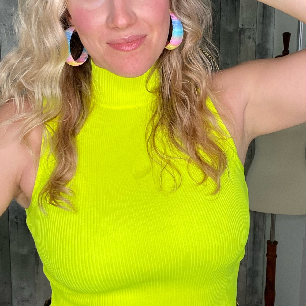 C&C California rainbow pastel woven earrings